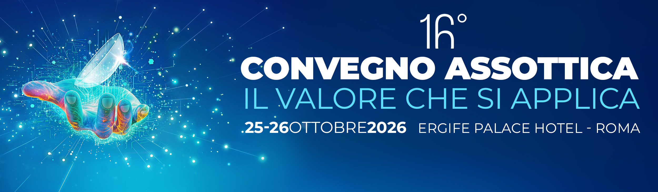 16° Convegno Assottica — Il valore che si applica. 25-26 ottobre 2026, Ergife Palace Hotel, Roma