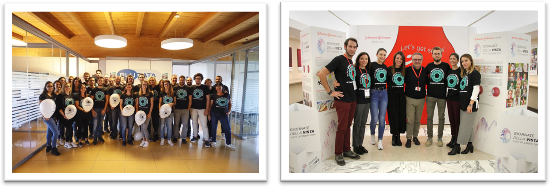 staff di Bludata e Johnson &Johnson Vision